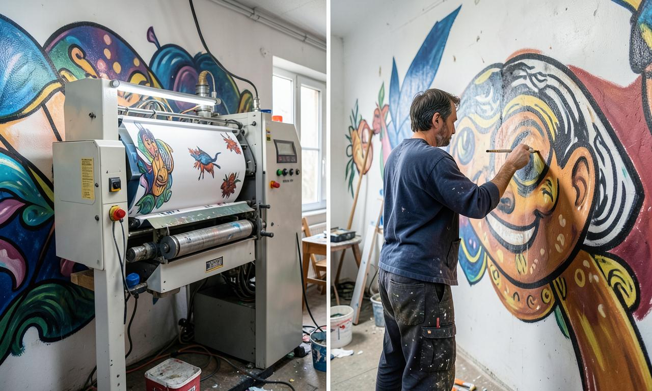 Wall printing vs hand-painted murals: which is right for you?